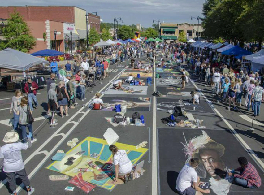 Chalktober Fest Spooky Season Stops