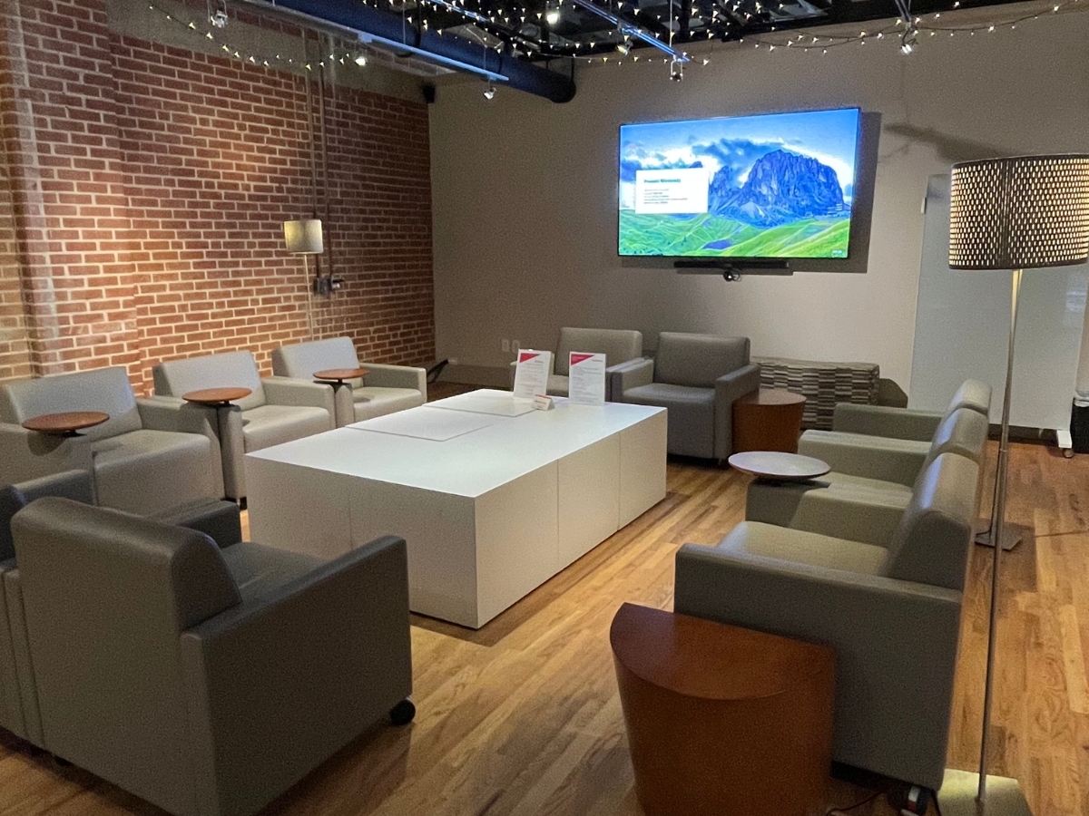 A photo of fishbowl space at Fireworks Coworking Marietta GA